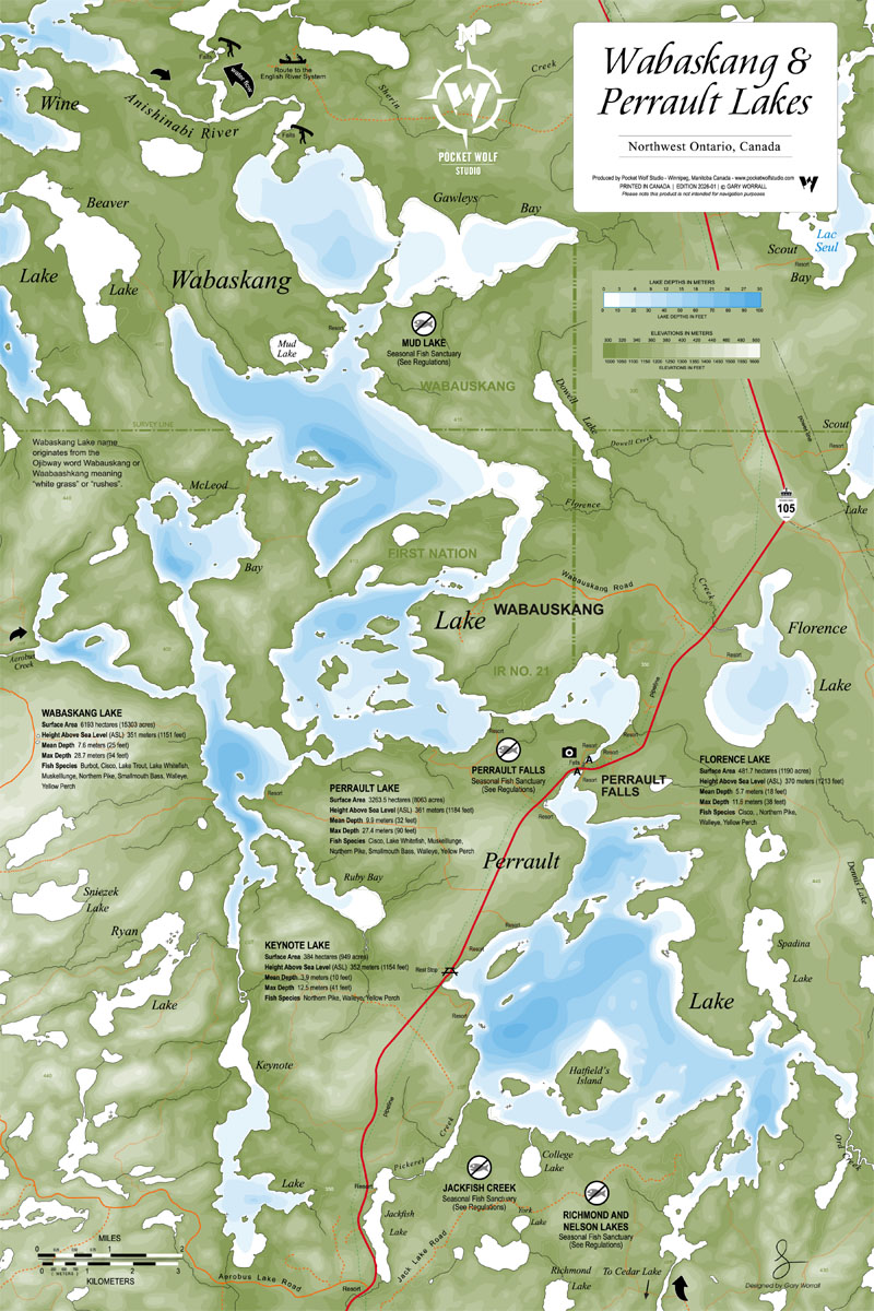 PERRAULT AND WABASKANG LAKES Perrault and Wabaskang Lakes